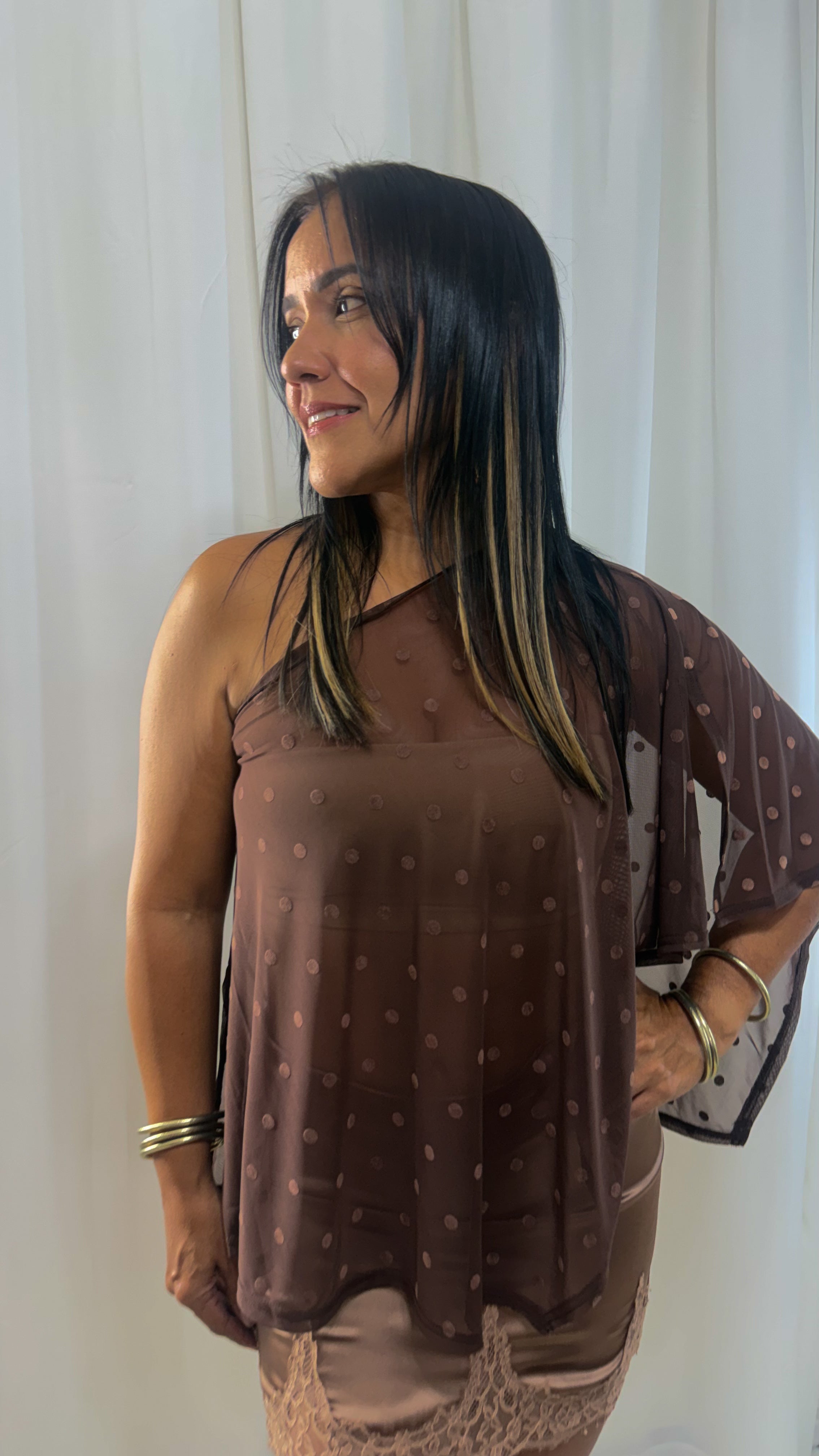 Mirella Sheer Top
