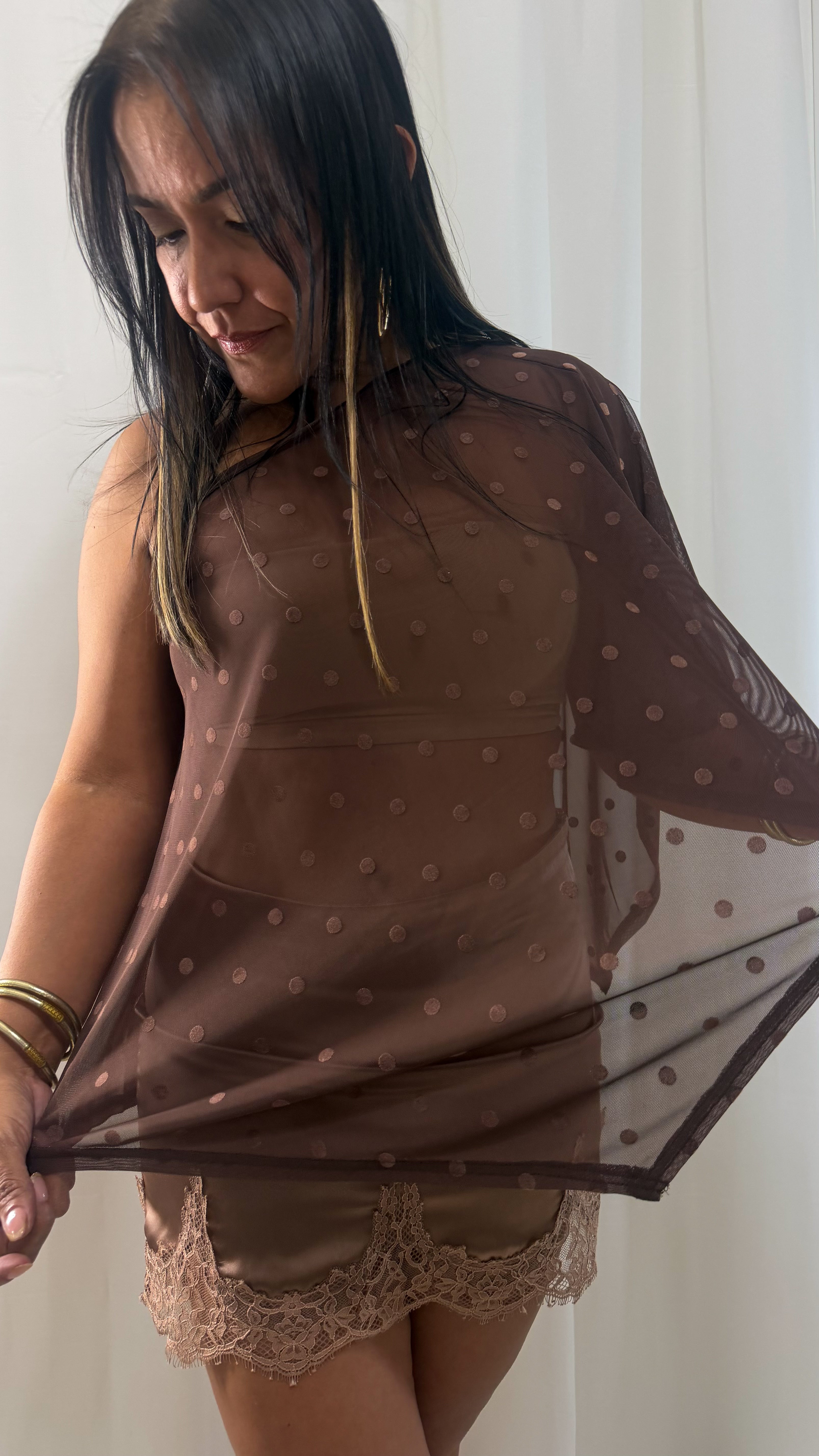 Mirella Sheer Top