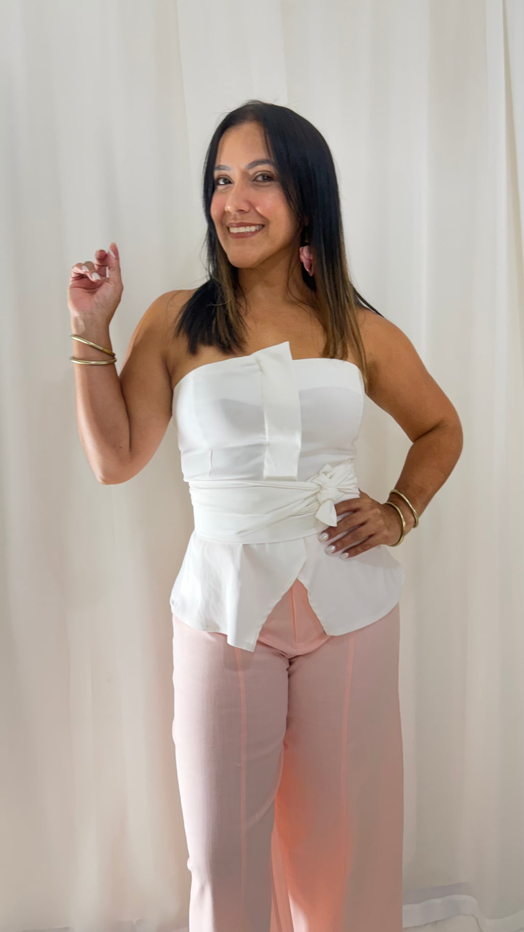Ava Peplum Top